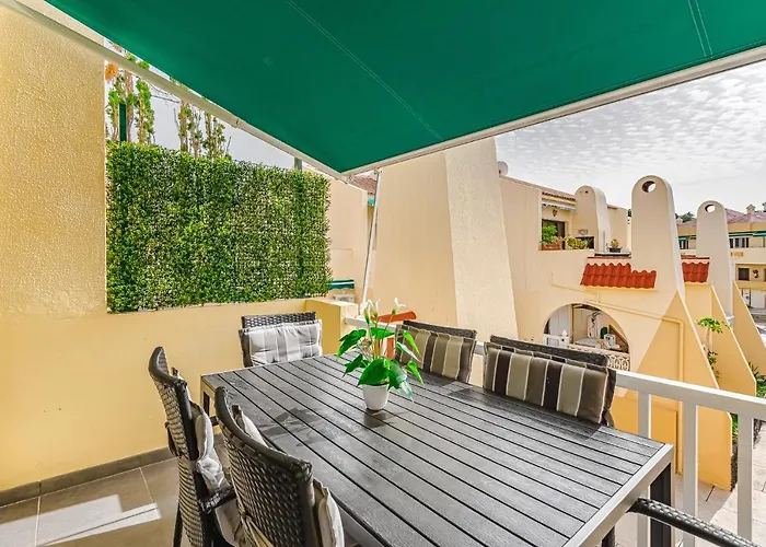 Aircon River Style Pool In 200m Mareverde 아데제